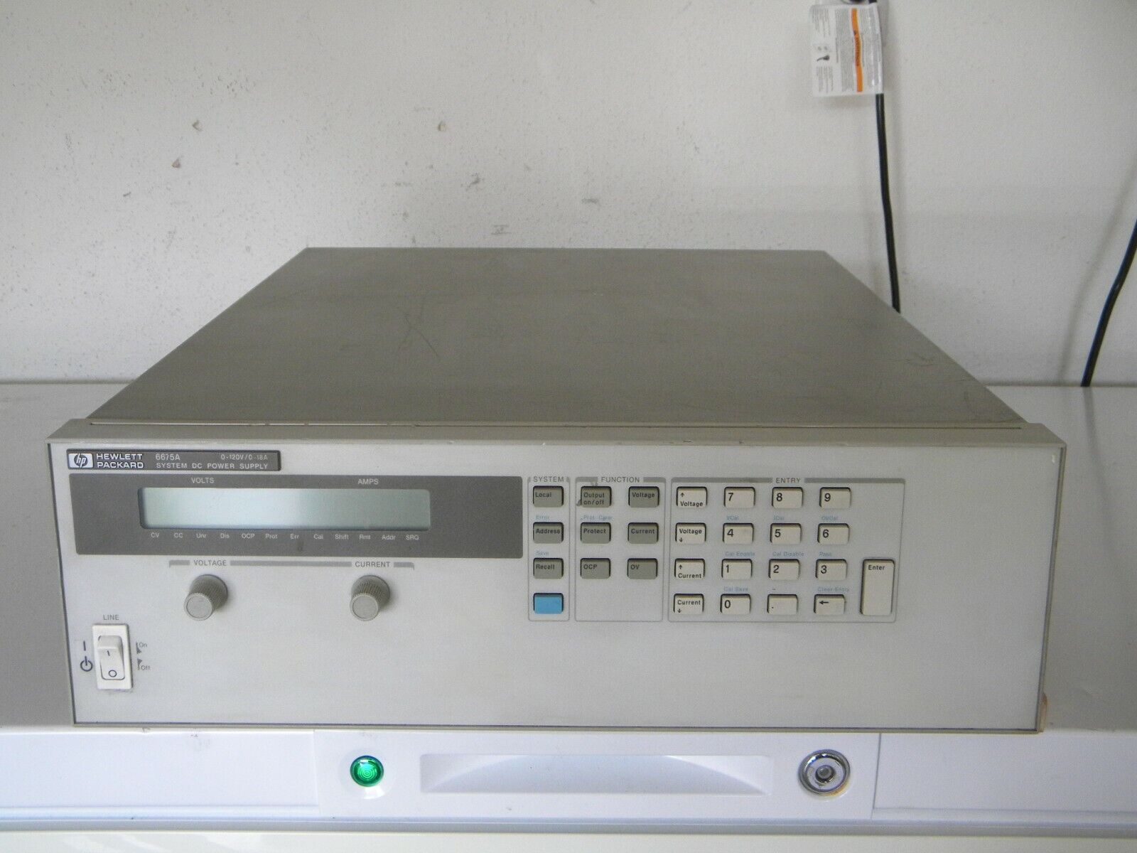 Agilent / HP 6675A Power Supply, 135V, 16A, 2160W Option J06 Agilent / HP 6675A Power Supply, 135V, 16A, 2160W Option J06